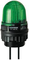 23120055 Werma EM 231 Series Green Steady Beacon, 24 V dc, Panel Mount, LED Bulb, IP65