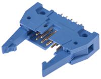 2-5499206-1 TE Connectivity AMP-LATCH Series Straight Through Hole PCB Header, 10 Contact(s), 2.54 mm Pitch, 2 Row, Shrouded