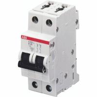 2cds242701r0064 ABB System Pro M Compact S200L MCB, 2P, 6A Curve C, 400V AC, 6 kA Breaking Capacity