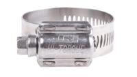 htm45p HI-TORQUE Stainless Steel Slotted Hex Worm Drive, 16mm Band Width, 25 → 45mm ID