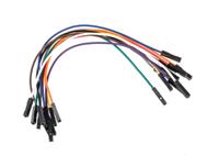 mikroe-511 MIKROE-511, 150mm Insulated Breadboard Jumper Wire in Black, Blue, Brown, Green, Grey, Orange, Purple, Red, White,