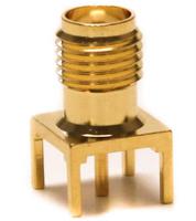 bu-1420701211 Mueller Electric, Jack PCB Mount SMA Connector, 50Ω, Solder Termination, Straight Body