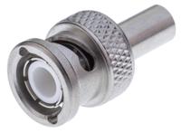 r141082161 Radiall, Plug Cable Mount BNC Connector, 50Ω, Crimp Termination, Straight Body