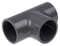 721200108 Georg Fischer Plastic Pipe Fitting, 90° Equal Tee, 32mm