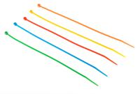 233-691 RS PRO Cable Tie, 150mm x 3.6 mm, Assorted Nylon, Pk-250