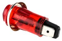 ind504203-240-trd CAMDENBOSS Red Neon Panel Mount Indicator, 240V, 13mm Mounting Hole Size