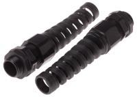 822-9638 RS PRO Black Nylon Cable Gland, M20 Thread, 10mm min., 14mm max., IP68