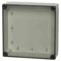 pc-17575-ht-enclosure Fibox Grey Polycarbonate Enclosure, IP66, IP67, IK08, Smoked Grey Lid, 180 x 180 x 75mm