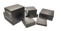 188-1289 RS PRO Black Extruded Aluminium Heat Sink Case, IP40, Black Lid, 200 x 200 x 219mm