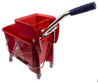 705-6259 20L Plastic Red Mop Bucket With Handle