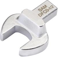 dfc0-12 SAM DFC0 Series Open Ended Insert Torque End-Fitting, 1/2 in, 9 x 12mm Insert, Satin Finish