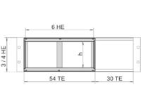 24564-117 nVent SCHROFF Board Cage for Use with 3 & 4 U High Sub Rack, 1 Piece(s)