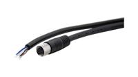 rnd-205-01148 RND Female 6 way Straight M8 to Free End Cable Connector Cable, 2 m
