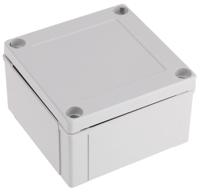 abs-9560-hg-enclosure Fibox Grey ABS Enclosure, IP66, IP67, 100 x 100 x 60mm
