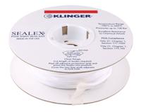 sea1030008br Klinger White PTFE Tape, 8m x 10mm x 3mm
