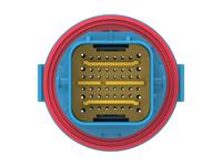 2-2366509-4 TE Connectivity, 2-2366509 Connector Housing Receptacle Blue Cable Mount 48 Way, Cable Termination