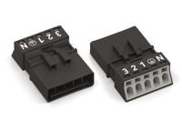 890-215 Wago Male Plug, 4.4mm Pitch, 5 Way, 1 Row
