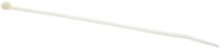 811-1555 RS PRO Cable Tie, 610mm x 9 mm, Natural Nylon, Pk-100