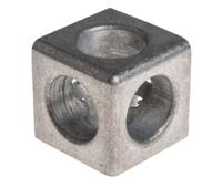 767-5711 RS PRO Cube Connector, Connecting Component, Strut Profile 40 mm, Groove Size 8mm
