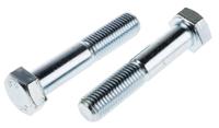 277-569 RS PRO Bright Zinc Plated Steel, Hex Bolt, M20 x 100mm