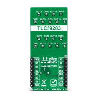 mikroe-4787 MikroElektronika MIKROE-4787, LED Driver 10 Click LED Controller LED Driver for TLC59283 for mikroBUS socket