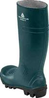 bron2s5ve39 Delta Plus BRONZE2 S5 SRA Black, Green Steel Toe Capped Men's Safety Boot, UK 6, EU 39
