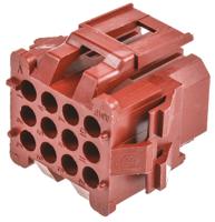 1-640522-0 TE Connectivity, Miniature Rectangular II Male Connector Housing, 4.19mm Pitch, 12 Way, 4 Row