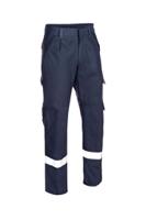 080va2pf9-34r Sioen Uk Navy Arc Flash Trousers, 34