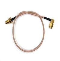 bu-4150074006 Mueller Electric BU Series Female SMA Female to Male SMA Male Plug Right Angle, 152.4 mm 50 Ω