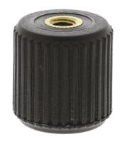 631-9108 RS PRO Black Knurled Clamping Knob, M5, Threaded Hole