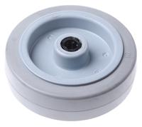 ufr125x40-12lm58-grey Tente Grey Rubber Abrasion Resistant Trolley Wheel, 250kg