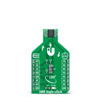 mikroe-4561 MikroElektronika AMR Angle Click Anisotropic Magnetoresistive (AMR) Sensor Add On Board for ADA4571, LTC1407 mikroBUS