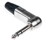 np3rx Neutrik Jack Connector 6.35 mm Cable Mount Stereo Plug, 3Pole