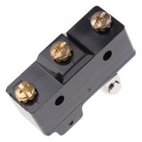 gptcrm01 ZF Short Roller Lever Micro Switch, Screw Terminal, 15 A @ 250 V ac, SPDT