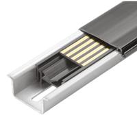 9400c1 PR Electronics Steel Perforated DIN Rail, Top Hat Compatible, 500mm x 35mm x 15mm