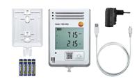 0572-2014 Testo 160 IAQ Data Logging Air Quality Meter for CO2, Humidity, Temperature, +50°C Max, 100%RH Max, Battery-Powered