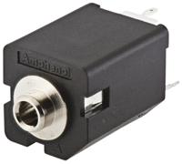 acjs-nv35-5 Amphenol Industrial Jack Connector PCB Mount Stereo Socket, 5Pole 10A