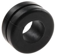 633-03010-hv1301-pvc-fr-bk HellermannTyton HV Black PVC 11mm Cable Grommet for Maximum of 8mm Cable Dia. 633-03010 HV1301-PVC-FR-BK