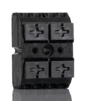 862-552 WAGO 862 Series Terminal Strip, 2-Way, 32A, 20 → 12 AWG, Wire, Push-In Cage Clamp Termination