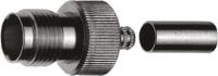 j01011r0003 Telegartner, Plug Cable Mount TNC Connector, 50Ω, Crimp Termination, Straight Body