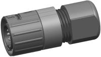 c091-31h003-102-5-u Amphenol Industrial Circular Connector, 3 Contacts, Cable, M16 Connector, Plug, Male, IP68, Quicklock Signalmate C091
