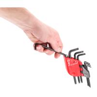 89srj7pb Facom 7-Piece Torx Key Set, T10 - T15 - T20 - T25 - T27 - T30 - T40 Size, L Shape, Long Arm