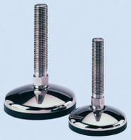 a087002 Nu-Tech Engineering M12 Stainless Steel Adjustable Foot, 750kg Static Load Capacity 10° Tilt Angle
