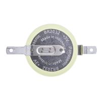 br-2032f2n Panasonic BR2032 Button Battery, 3V, 20mm Diameter