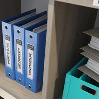 dk-22210-f1 Brother White Black Print Label Roll, 29mm Width, 1 Roll Qty