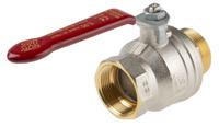 733-5252 RS PRO Brass Full Bore, 2 Way, Ball Valve, Threaded, BSPP 38.1mm, 40 → 30bar Operating Pressure