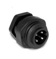 c01610p00381012 Amphenol Industrial Circular Connector, 3 Contacts, Panel, Standard Connector, Plug, Male, IP67, Ecomate M Series