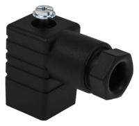 933024100-gds-307-black Hirschmann GDS 3P+E DIN 43650 C, Female Solenoid Valve Connector, 250 V ac/dc Voltage