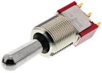 5-1825137-3 TE Connectivity Toggle Switch, Panel Mount, On-Off-(On), SPST, Solder Terminal