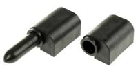 96-50-410-11 Southco Nylon Barrel Hinge with a Lift-off Pin, Screw Fixing, 78mm x 28.5mm x 19mm